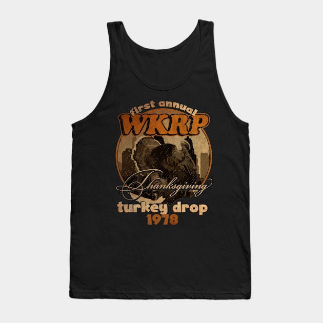 WKRP art design On Vintage Tank Top by JakQueApparels